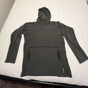 Men’s Melanzana Micro- Grid Fleece Hoodie -L